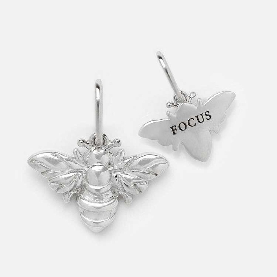 Local Eclectic Solid Gold Nature Charm In White Gold