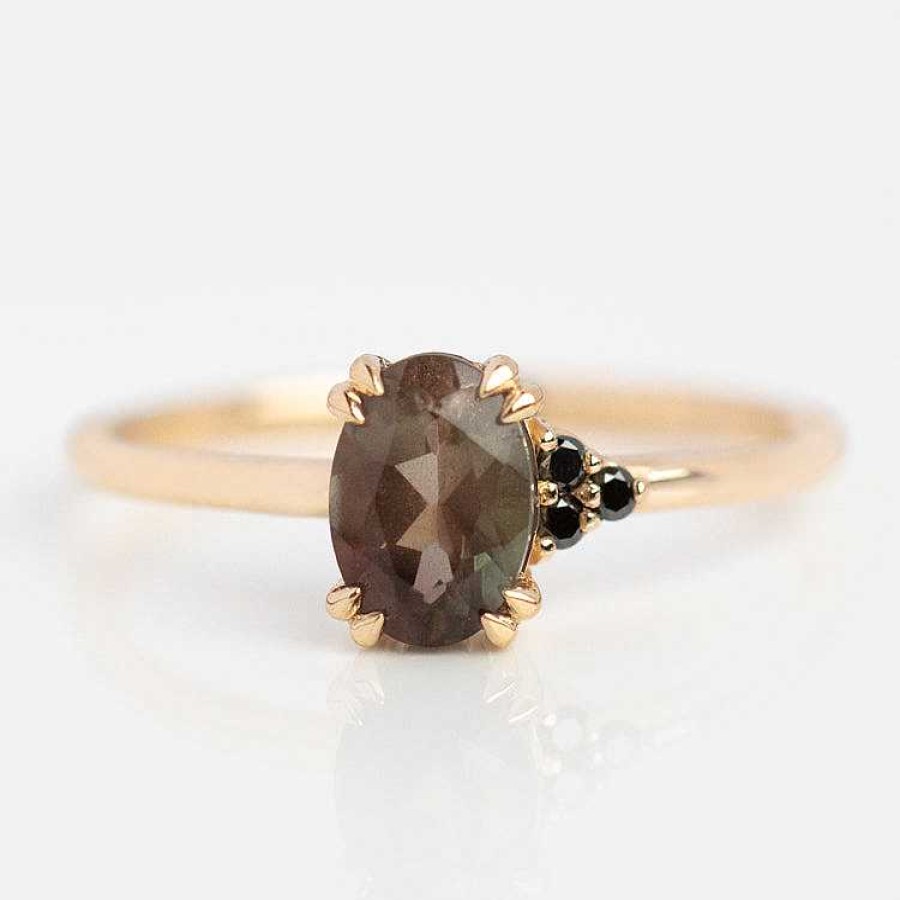 Local Eclectic Forba Sunstone Ring