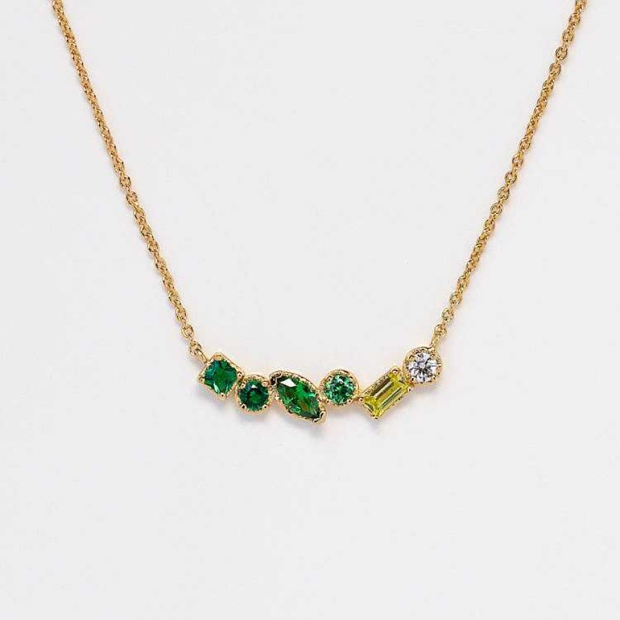 Local Eclectic Shades Of You Ombre Birthstone Necklace