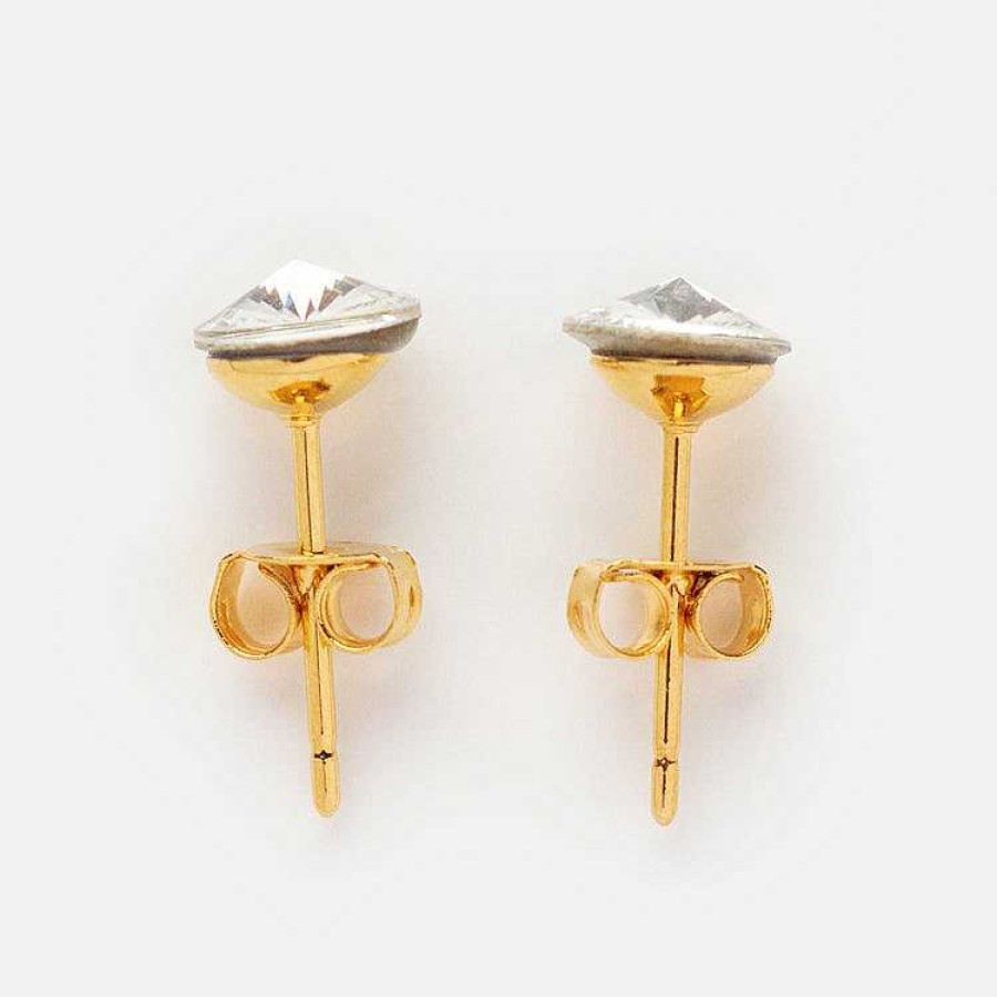 Local Eclectic 6Mm Crystal Stud Earrings