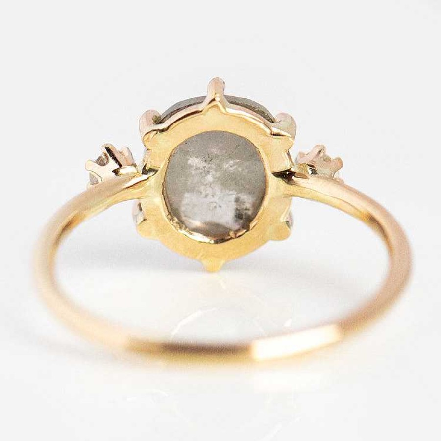 Local Eclectic Clair De Lune Grey Diamond Ring