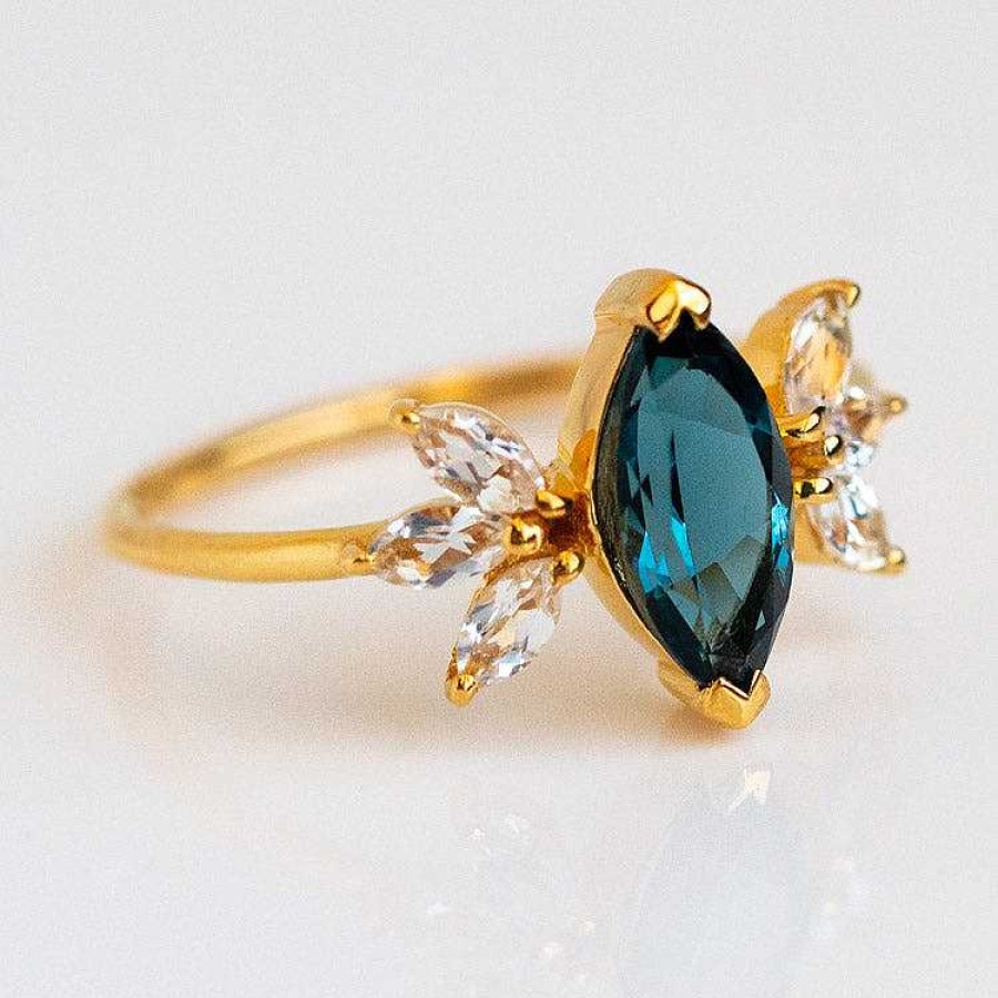 Local Eclectic Gemstone Firefly Ring