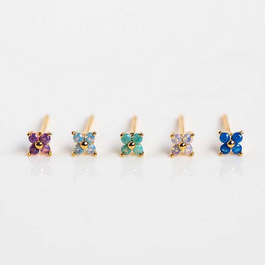 Local Eclectic Beautiful Blossom Stud Earring Set