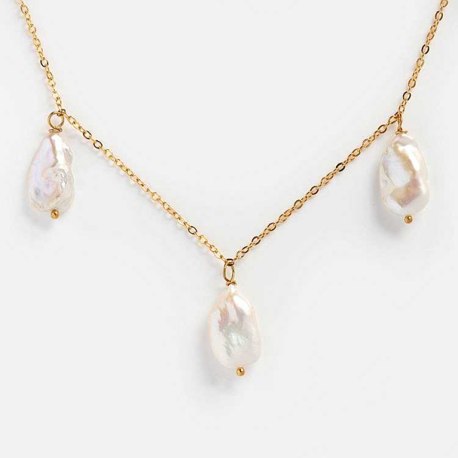 Local Eclectic Le Jardin Freshwater Pearl Necklace