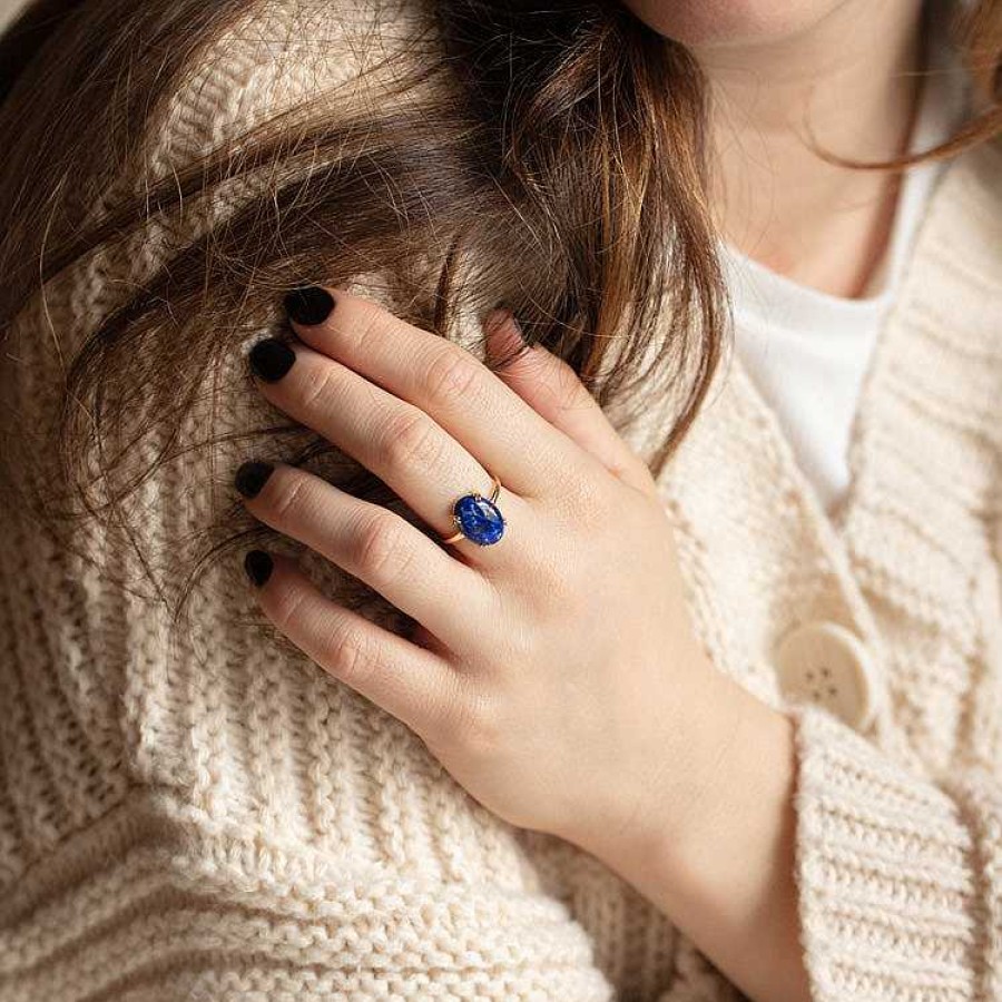 Local Eclectic Celina Lapis Ring