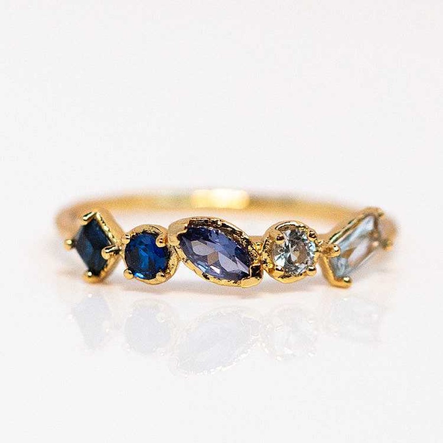 Local Eclectic Shades Of You Ombre Birthstone Ring