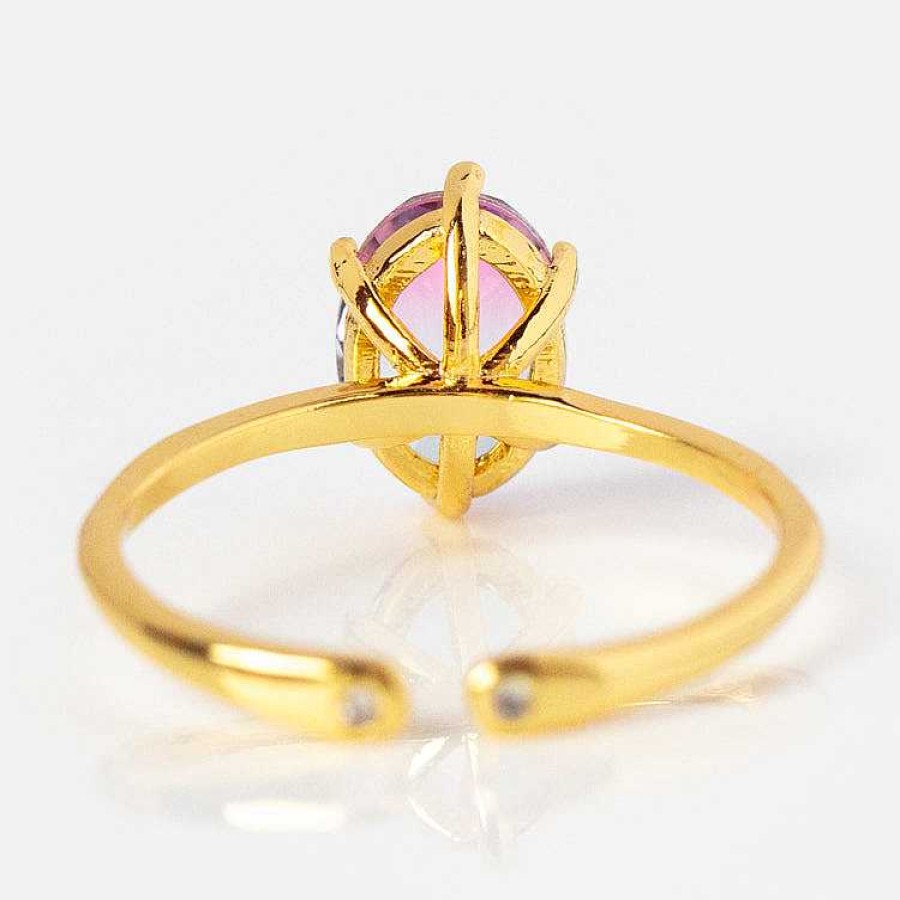 Local Eclectic Gradient Hues Adjustable Ring