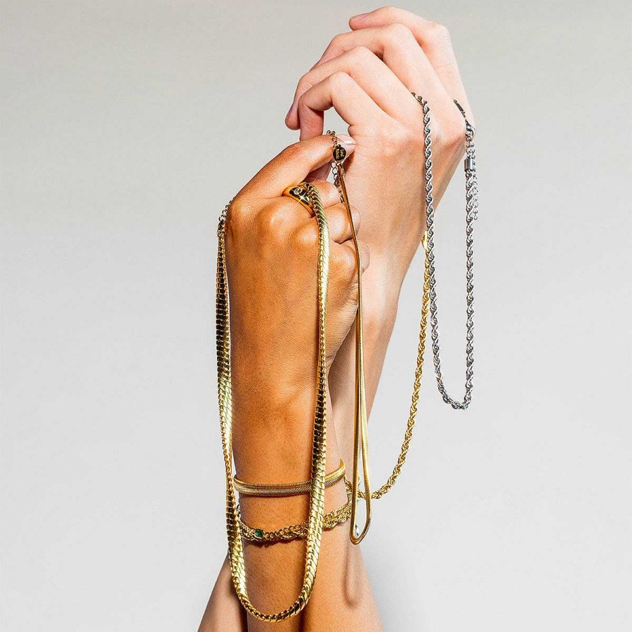 Local Eclectic Bold Snake Chain Bracelet