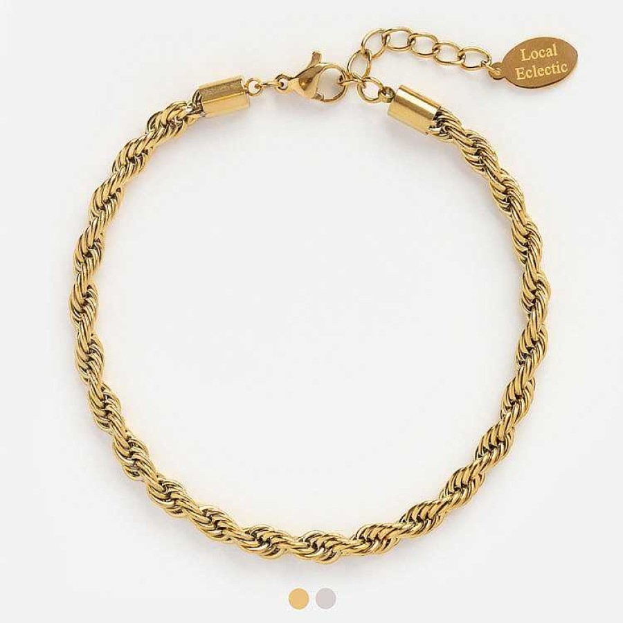 Local Eclectic Bold Rope Chain Bracelet