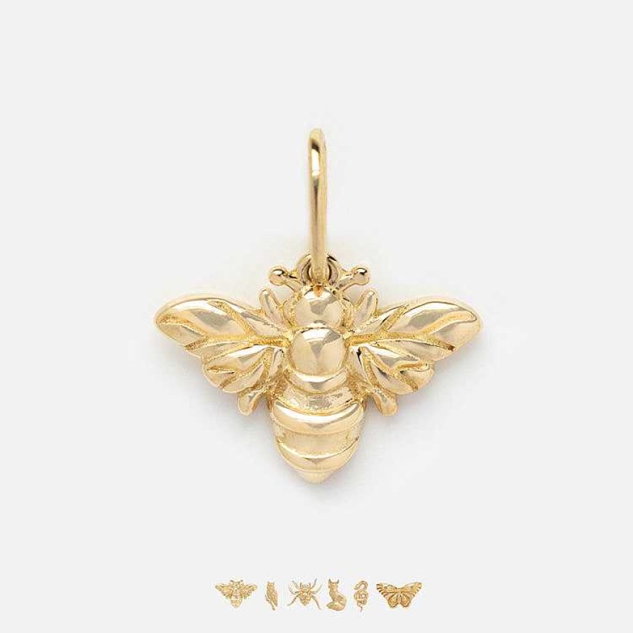 Local Eclectic Solid Gold Nature Charm