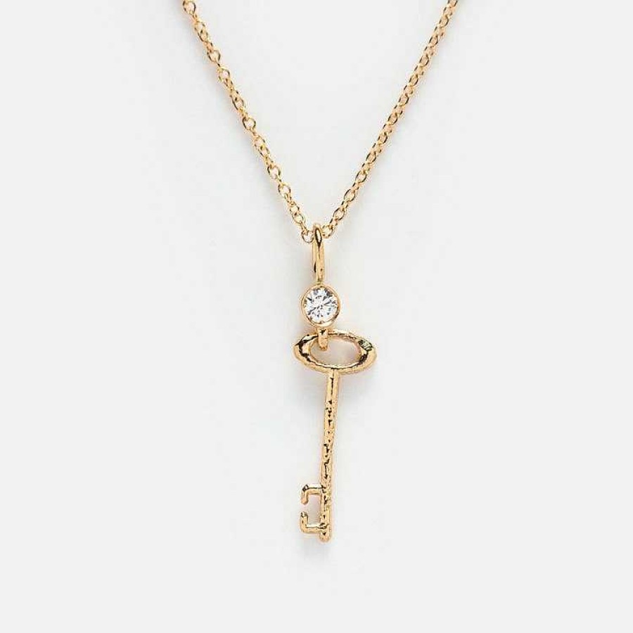 Local Eclectic Skeleton Key Necklace