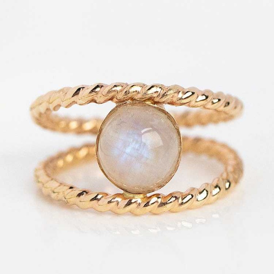 Local Eclectic Adriatic Moonstone Ring