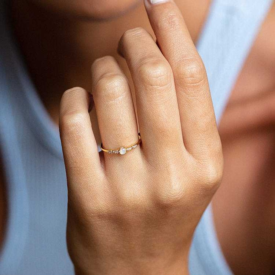 Local Eclectic Opal Sparkle Ring