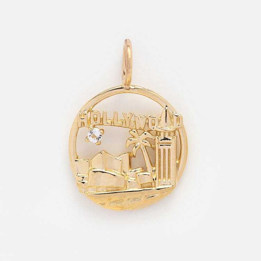 Local Eclectic Solid Gold City Charm