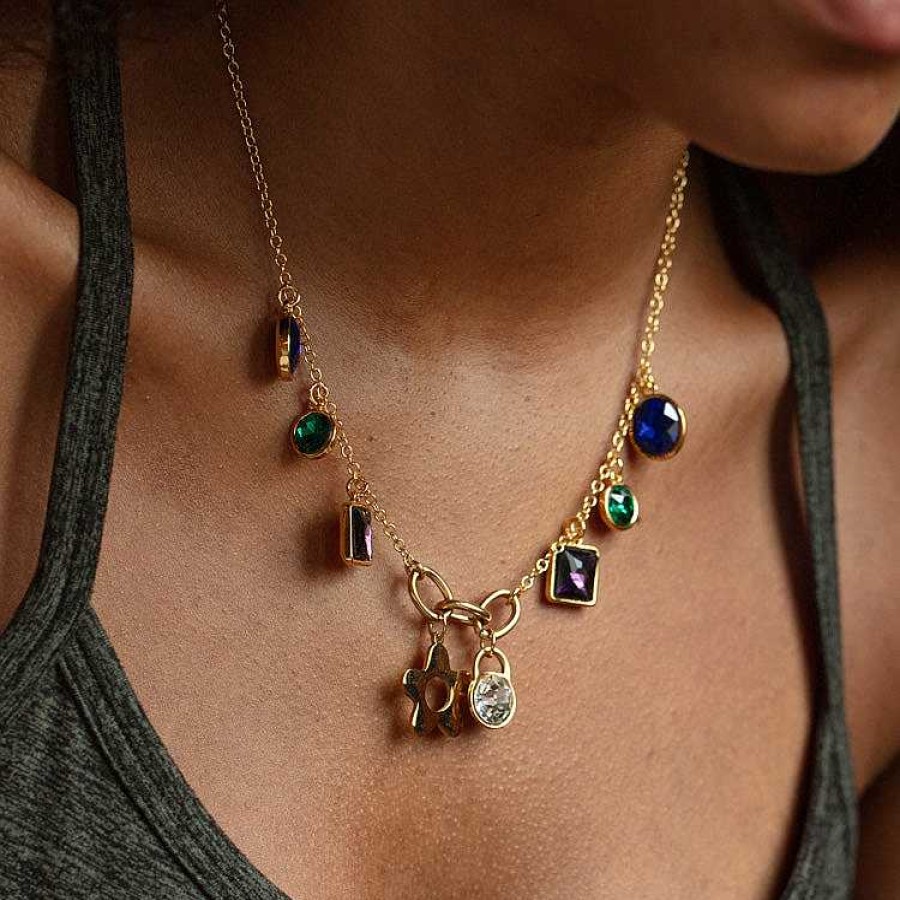 Local Eclectic Minster Jewel Charm Necklace