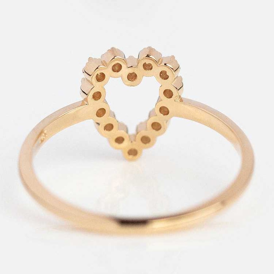 Local Eclectic Sango Open Heart Ring