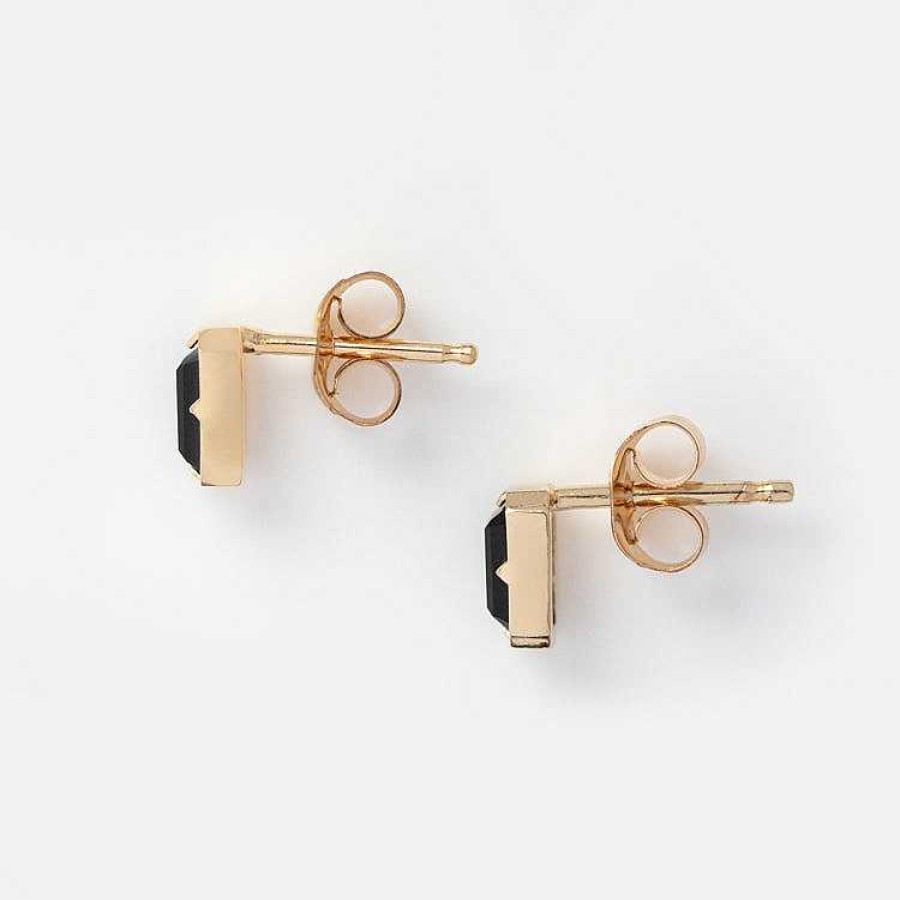 Local Eclectic Forever Black Onyx Stud Earrings