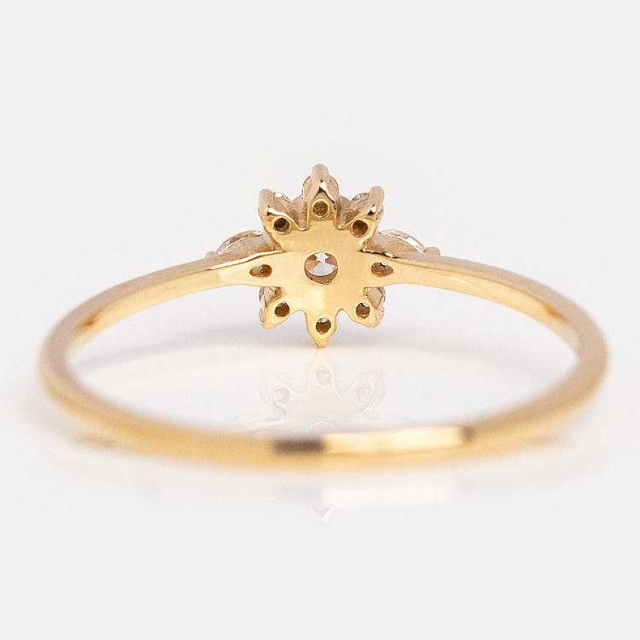 Local Eclectic 14K Floral Inspired Ring