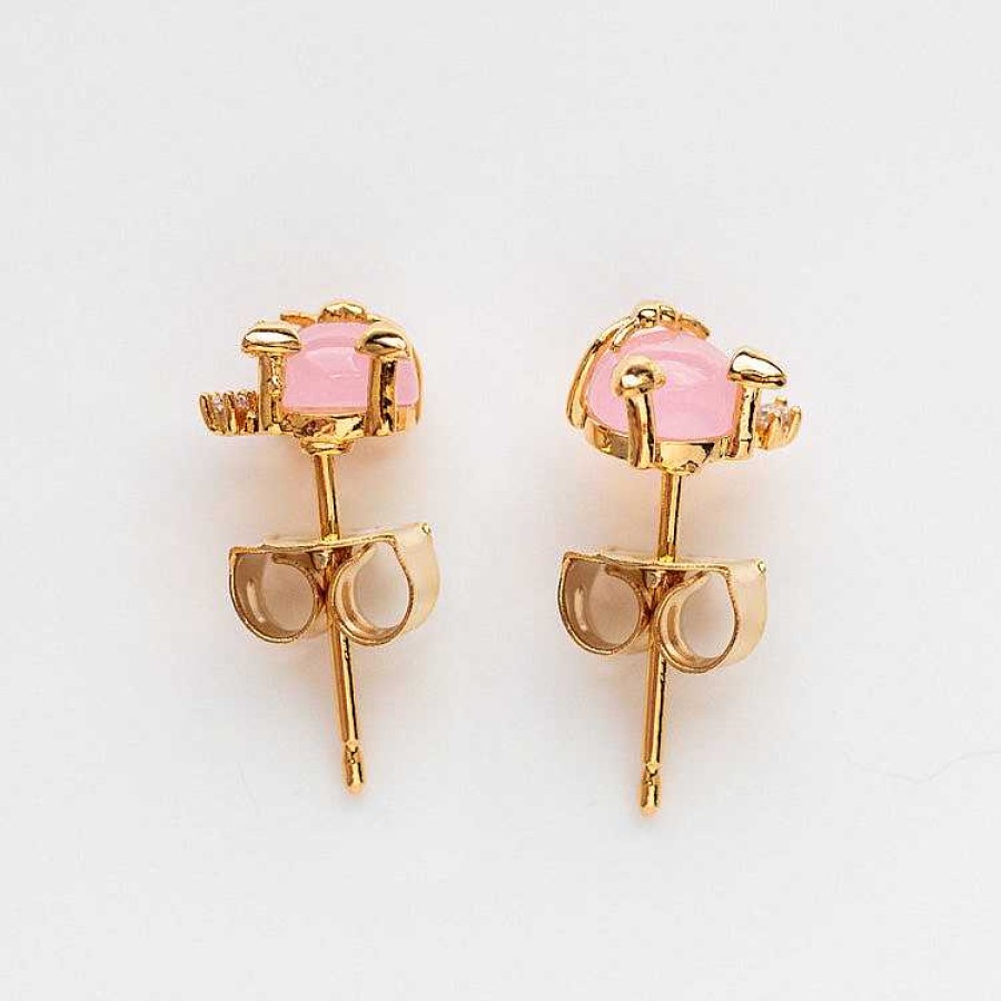 Local Eclectic Kitty Kat Studs