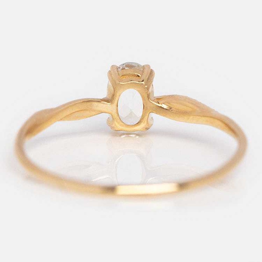 Local Eclectic 14K Delicate Twist Ring