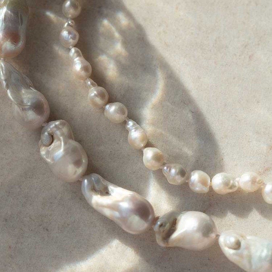 Local Eclectic Baby Baroque Pearl Necklace