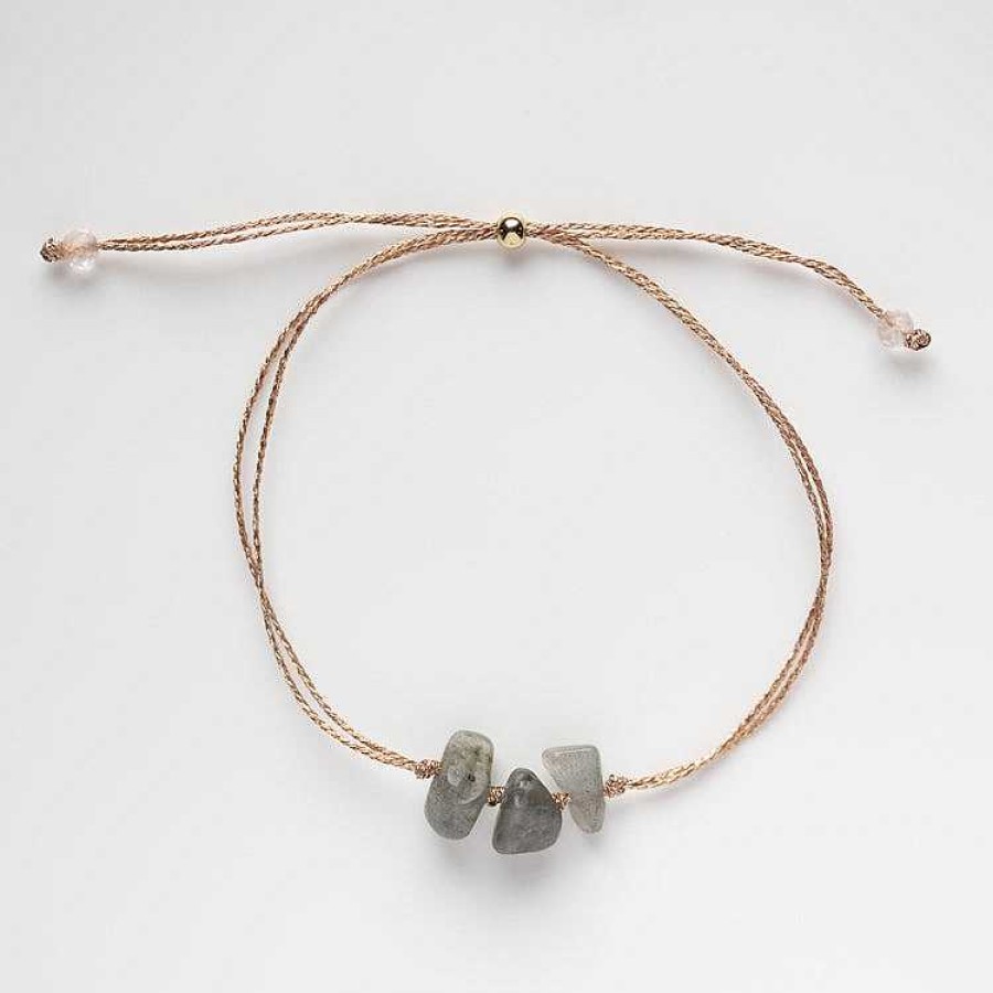 Local Eclectic Solid Gold Mantra Bracelet