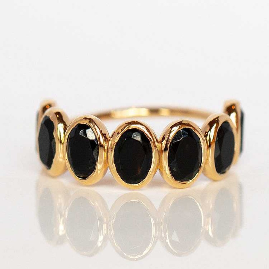 Local Eclectic Violeta Black Onyx Ring