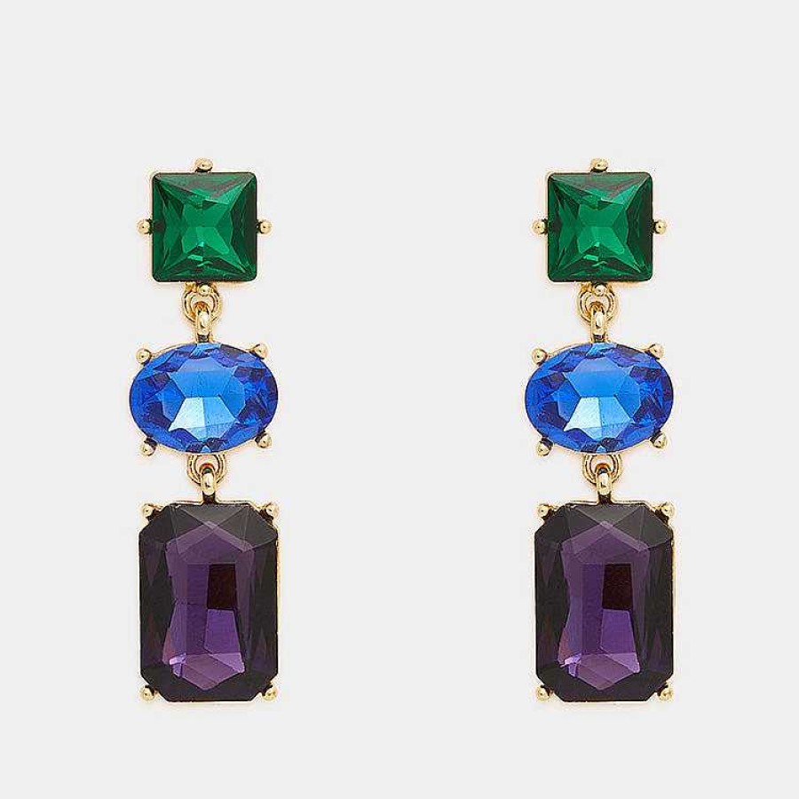 Local Eclectic Allie Multi Jewel Earrings