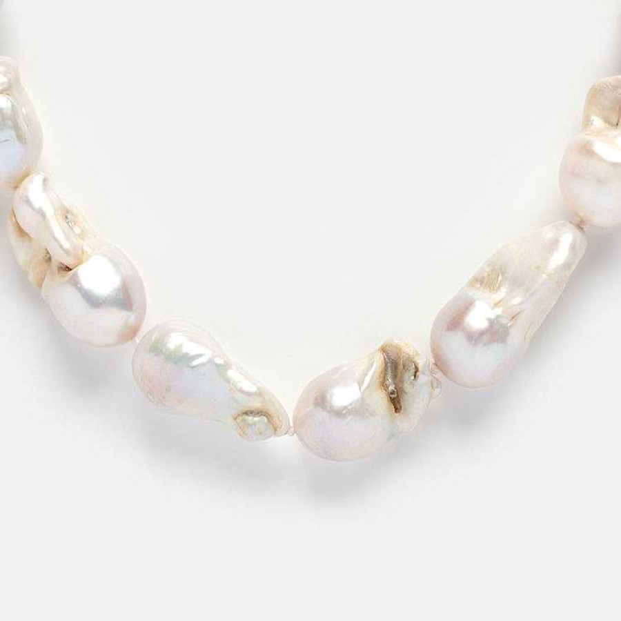 Local Eclectic Baroque Pearl Necklace