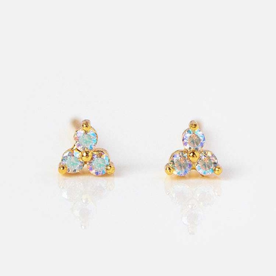 Local Eclectic Luminous Baby Blossom Stud Earrings