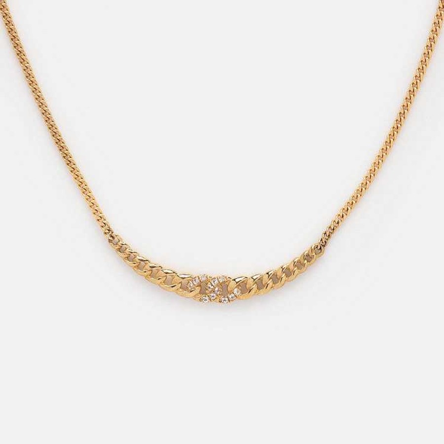 Local Eclectic Solid Gold Bold Chain Link Necklace