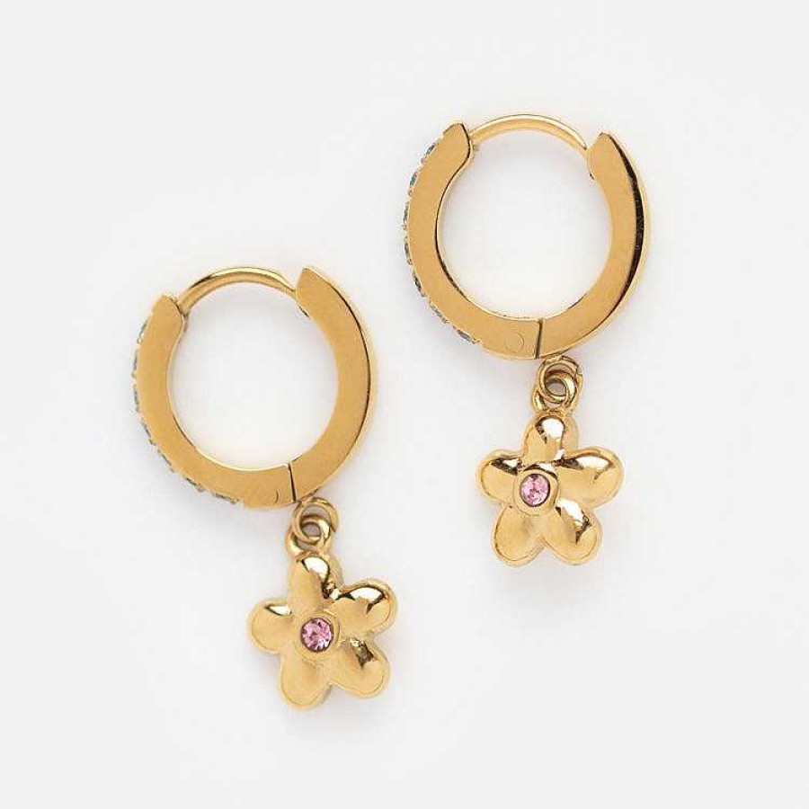 Local Eclectic Daisy Chain Huggie Earrings