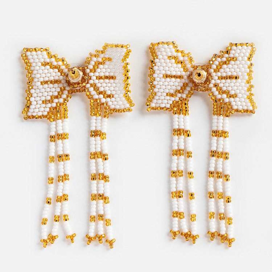 Local Eclectic Marli Beaded Bow Earrings