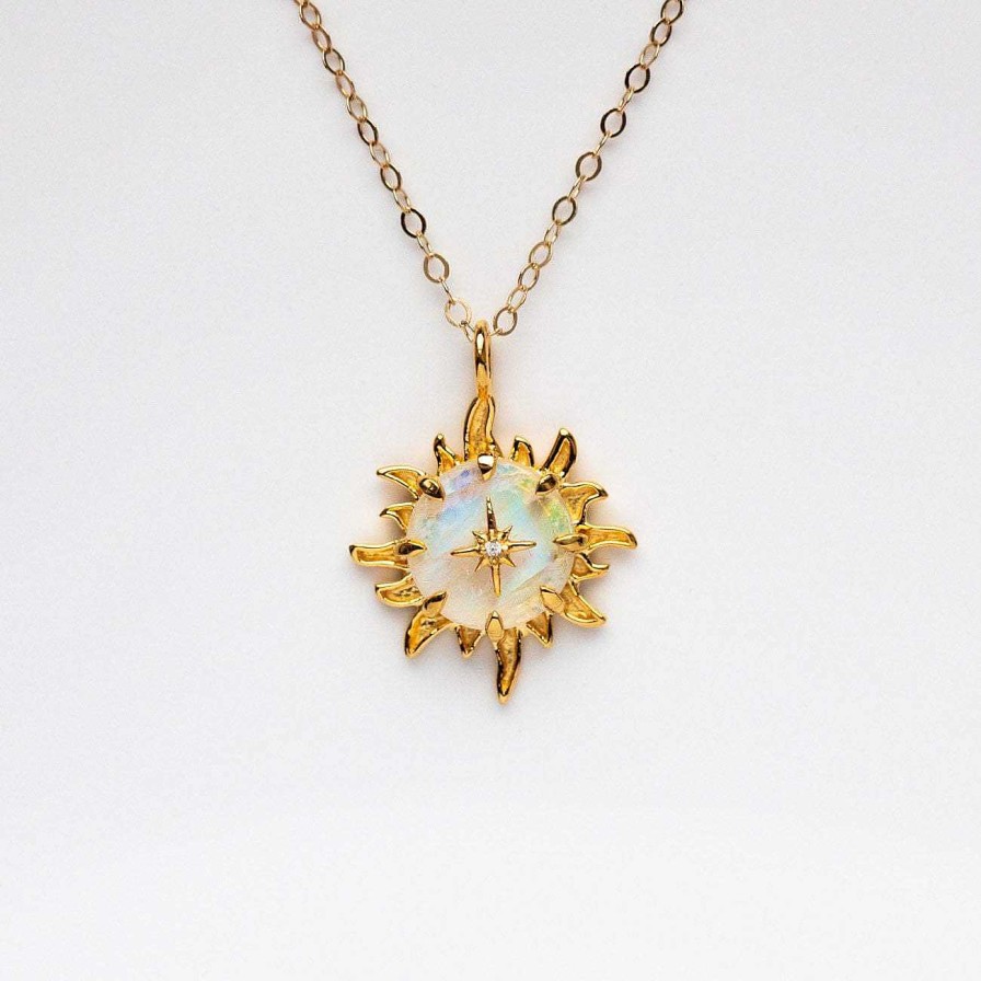 Local Eclectic You Are My Forever Sun, Moon & Star Pendant