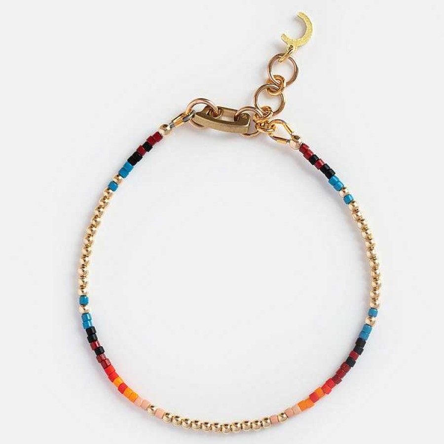 Local Eclectic Single Serpent Beaded Bracelet