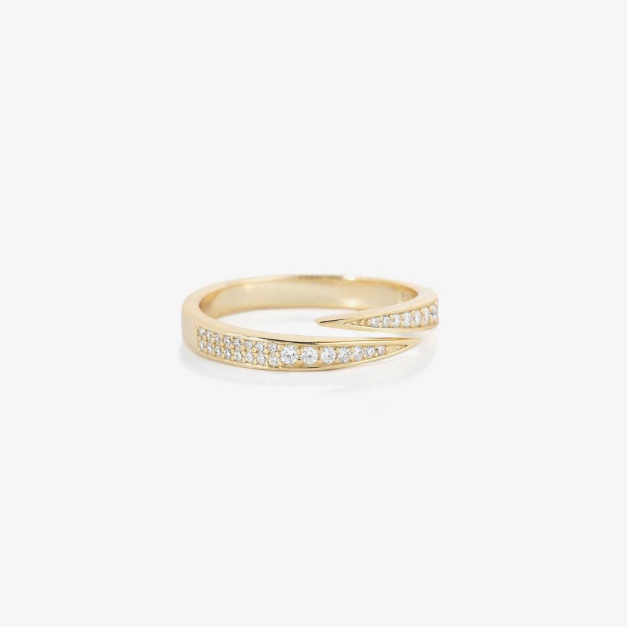 Local Eclectic Talia Pave Wrap Ring