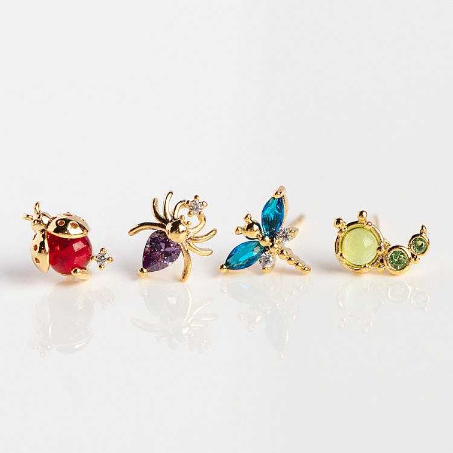 Local Eclectic Bug Me Stud Earring Set