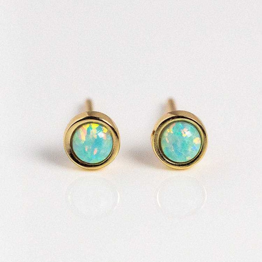 Local Eclectic Opal Shimmer Studs