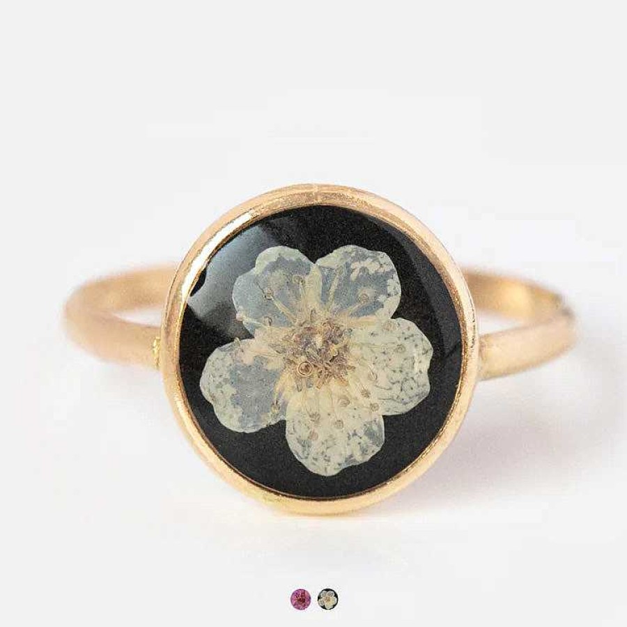 Local Eclectic Pressed Flower Ring