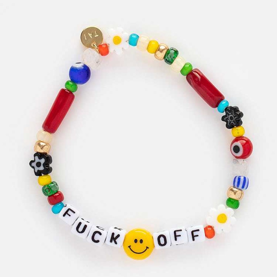 Local Eclectic Handmade Beaded Eff Off Bracelet