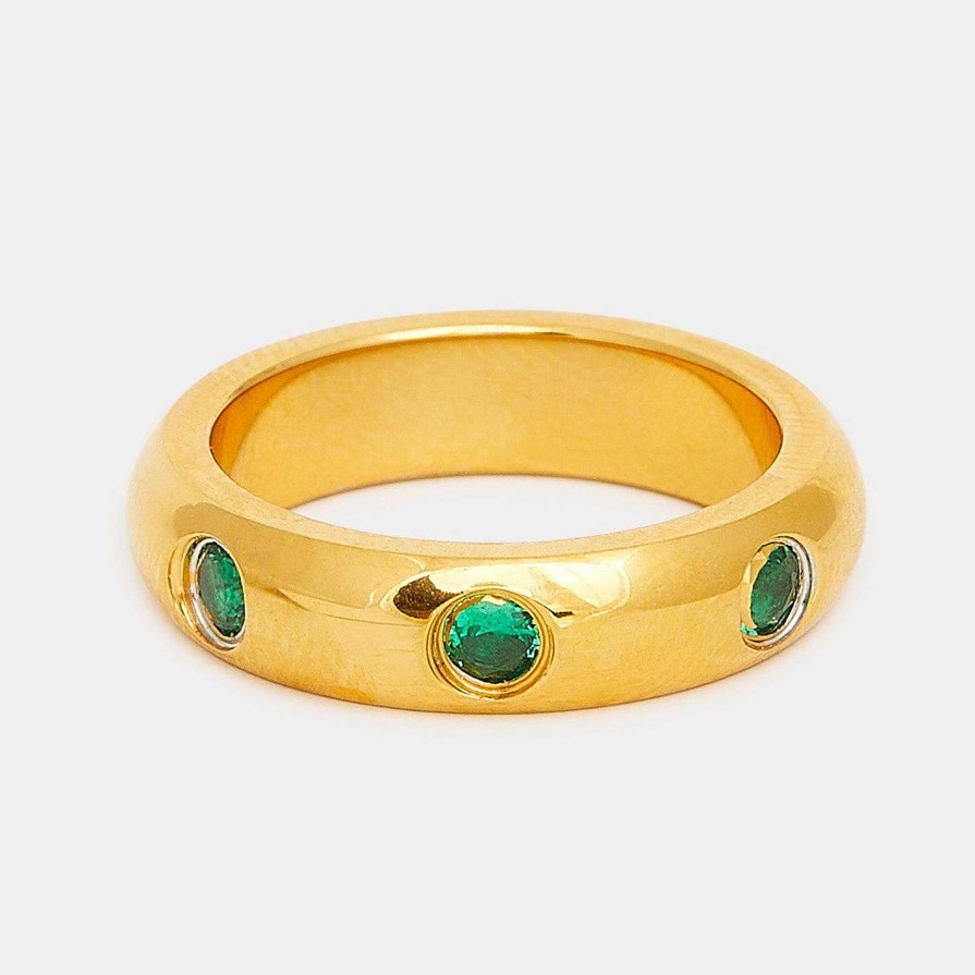 Local Eclectic Ursula Emerald Green Ring