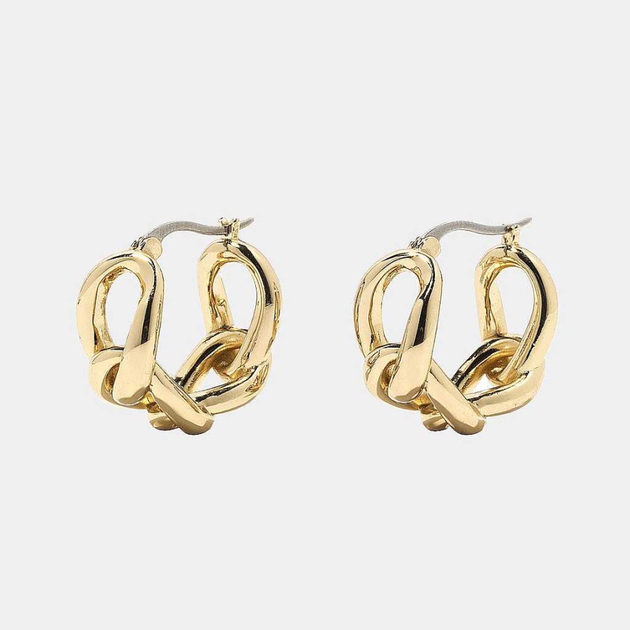 Local Eclectic Hudson Chain Link Hoop Earrings