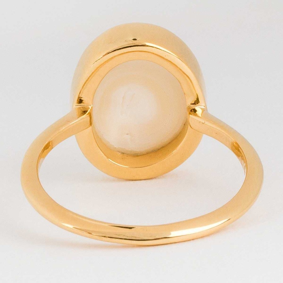 Local Eclectic Simple Semi Precious Pearl Ring