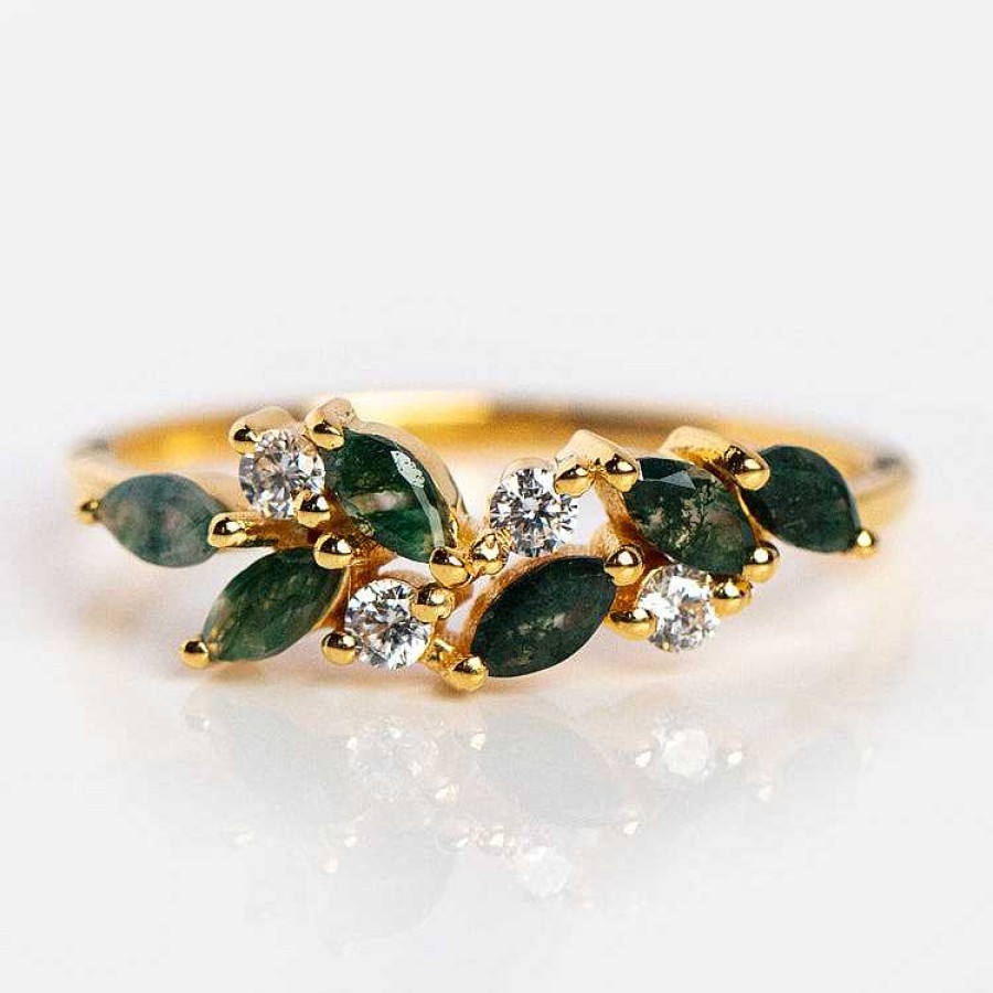 Local Eclectic Gemstone Orchard Ring