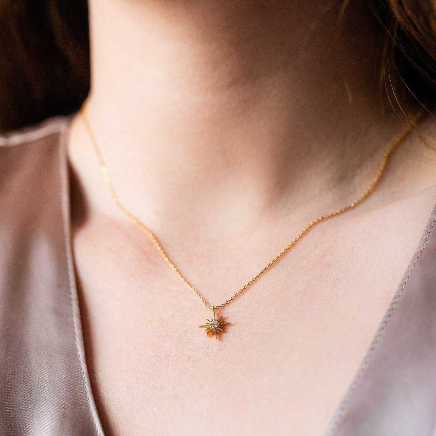 Local Eclectic Celestial Comet Necklace