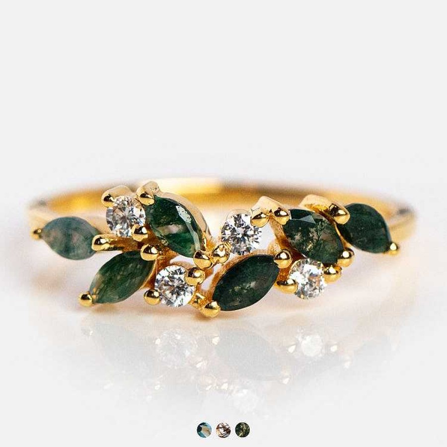 Local Eclectic Gemstone Orchard Ring