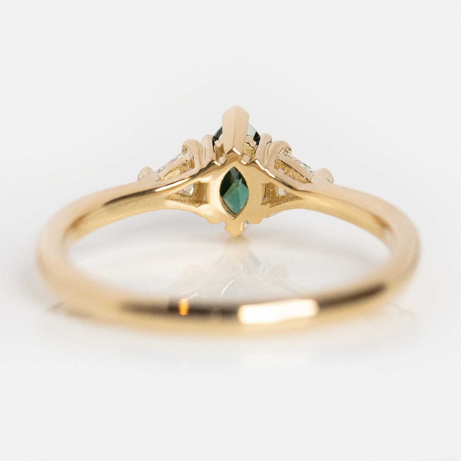 Local Eclectic Magic Blue Green Diamond Ring