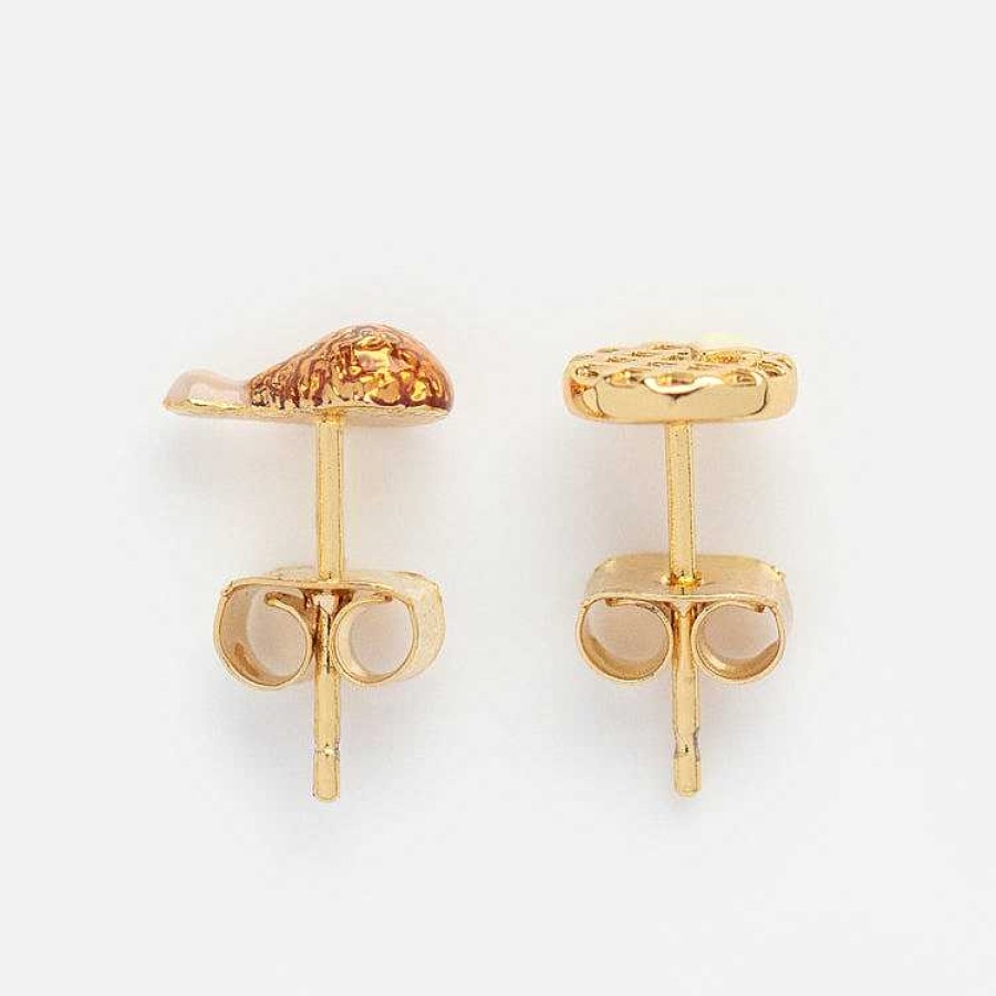 Local Eclectic Chicken And Waffle Stud Earrings