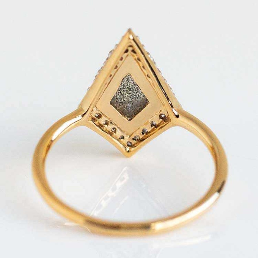 Local Eclectic Gemstone & Diamond Kite Ring