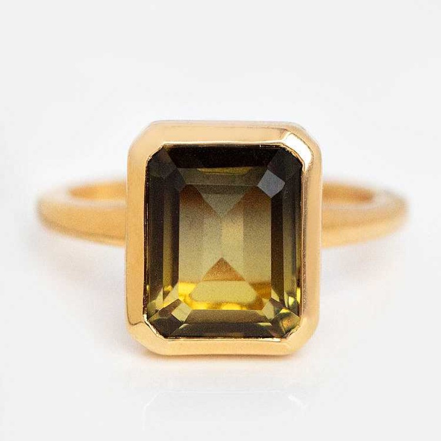 Local Eclectic North South Bold Bezel Set Ring